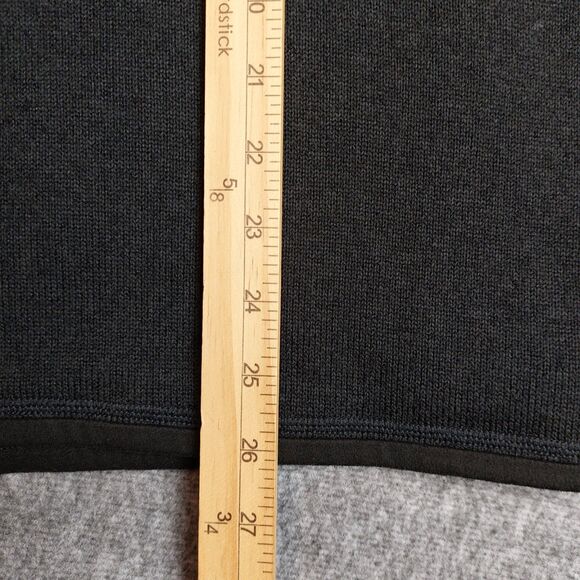 Patagonia Better Sweater Mens Large Black 1/4 Zip Fleece Pullover Embroidered - Picture 7 of 9